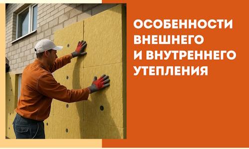 Какие особенности внешнего и внутреннего утепления в Краснокаменске