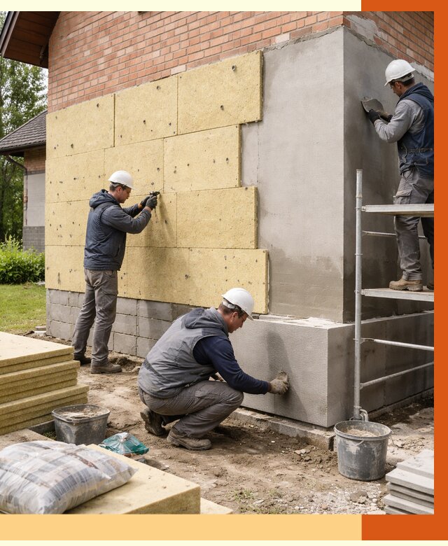 Утепление частного дома в Краснокаменске под ключ от 7666 руб/м2 — недорого | ТепломастерКсн