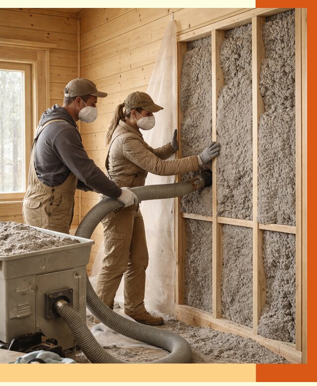 Утепление дачного дома эковатой в Краснокаменске от 1482 руб./м2 — комплексно, ТепломастерКсн