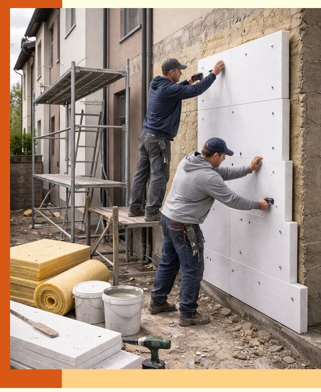 Утепление таунхауса с гарантией комфорта в Краснокаменске