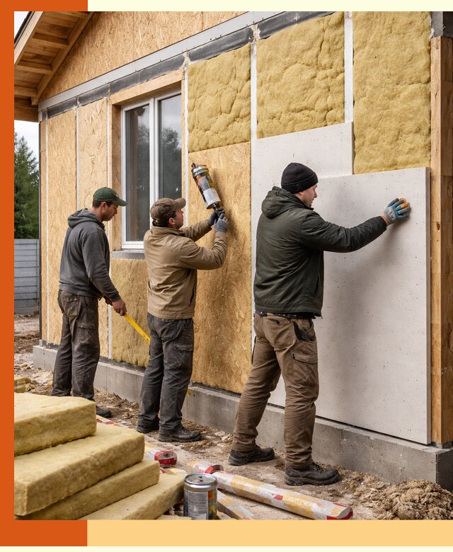 Профессиональное утепление дома из SIP-панелей в Краснокаменске