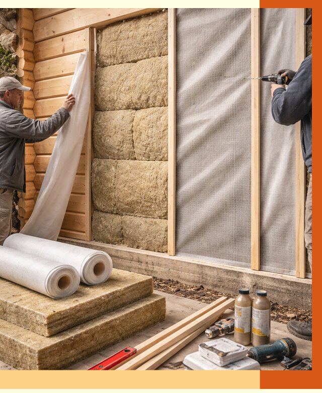 Утепление дома из минибруса в Краснокаменске от 4599 руб/м2 — заказать профессионально | ТепломастерКсн