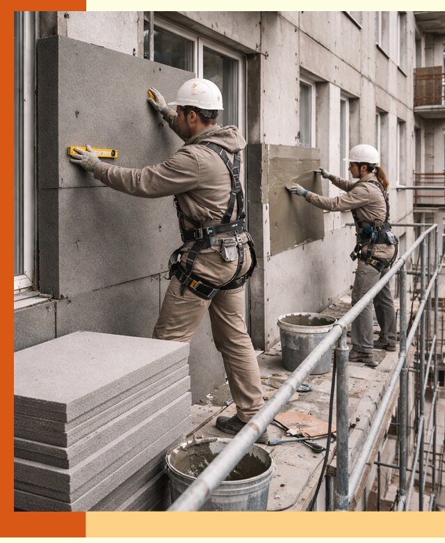 Утепление квартиры снаружи под ключ в Краснокаменске