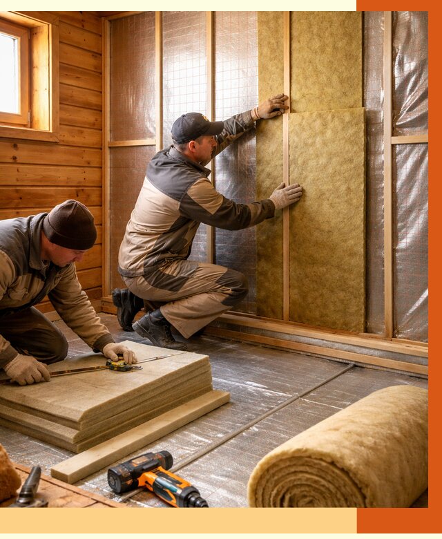 Утепление бани изнутри в Краснокаменске под ключ от 4293 руб./м² | ТепломастерКсн