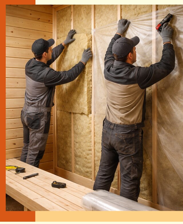 Профессиональное утепление сауны в Краснокаменске с гарантиями качества