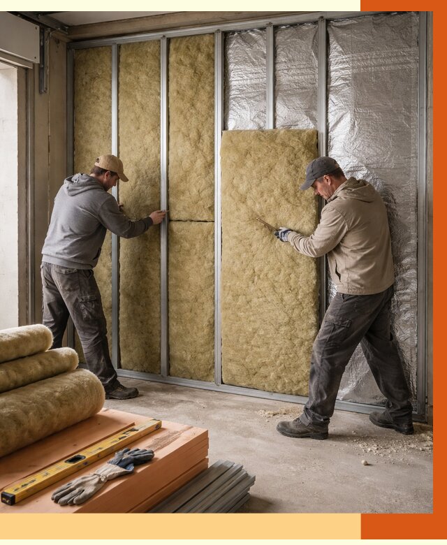 Утепление гаража изнутри в Краснокаменске от 7666 руб/м2 — работы и цена | ТепломастерКсн