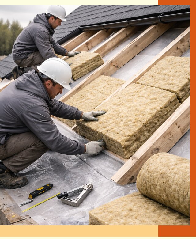 Утепление крыши в Краснокаменске от 1891 руб./м2 — комплексное утепление кровли | ТепломастерКсн