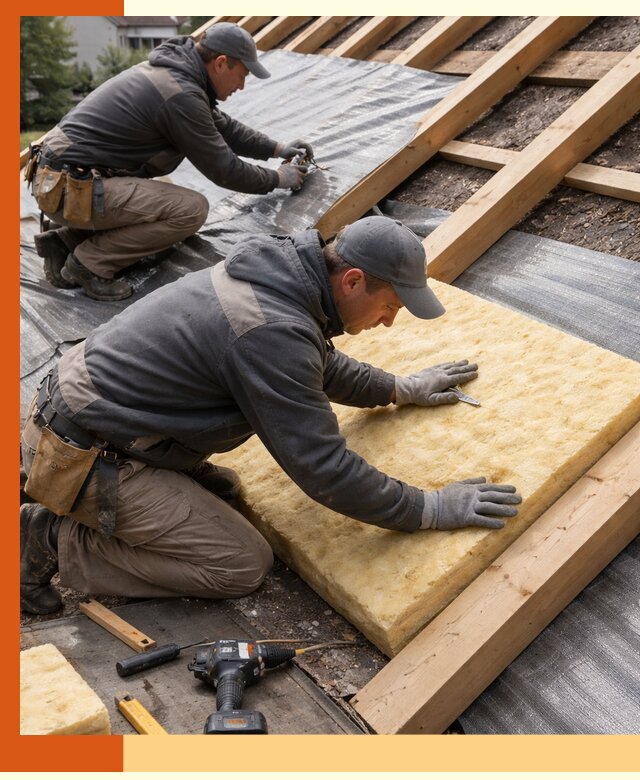 Профессиональное утепление крыши в Краснокаменске качественно и надежно