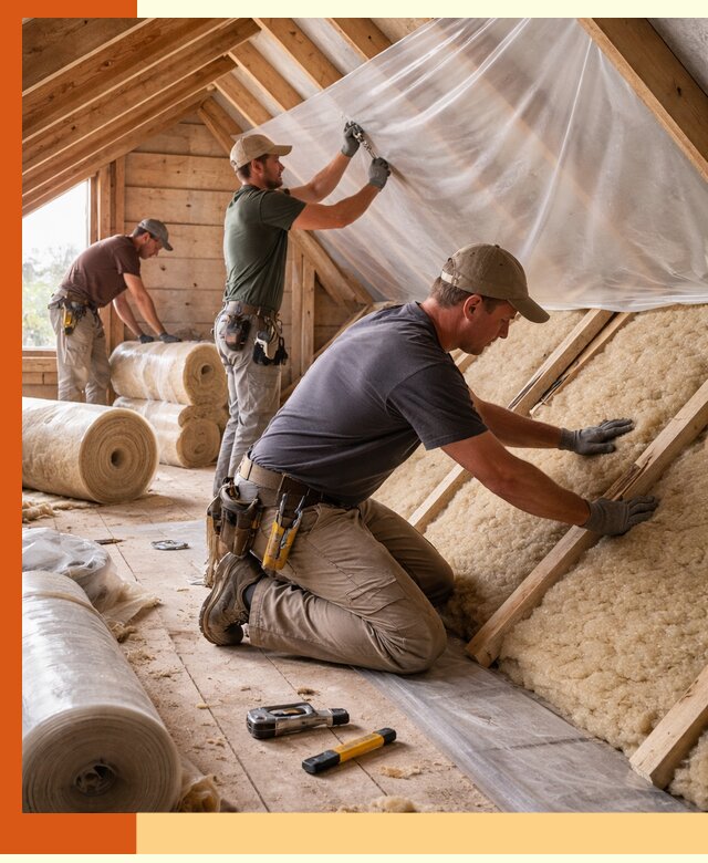 Утепление крыши изнутри в Краснокаменске: профессионально и надежно