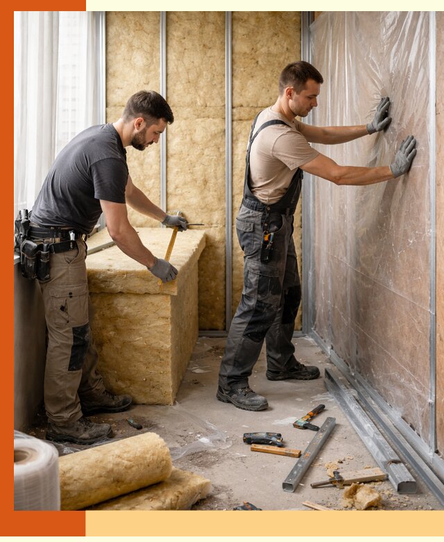 Профессиональное утепление лоджии в Краснокаменске эффективно и надежно