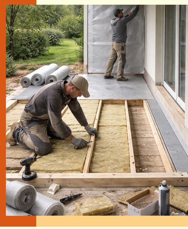 Утепление террасы в Краснокаменске — тепло и защита круглогодично