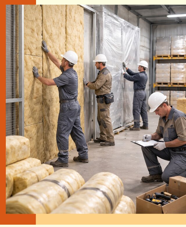 Утепление склада готовой продукции в Краснокаменске качественно и быстро