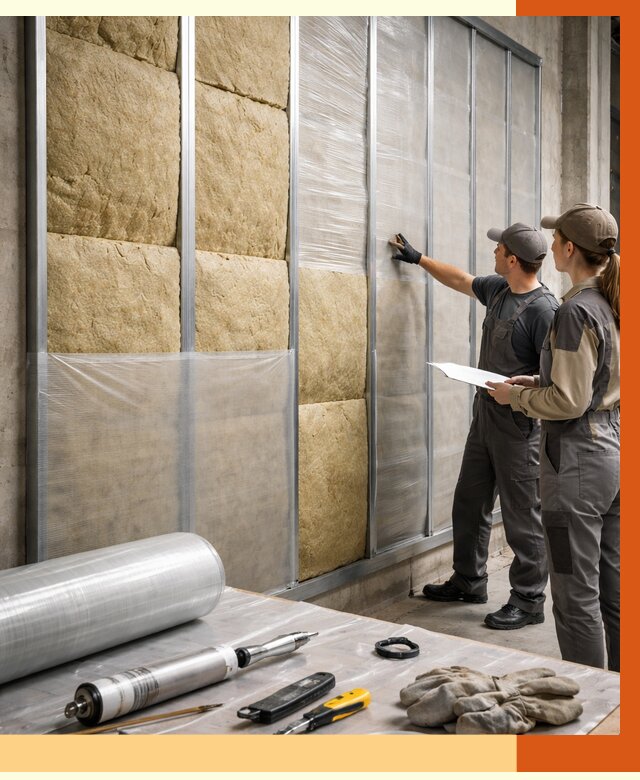 Утепление склада химсырья в Краснокаменске от 4599 руб. под ключ | ТепломастерКсн