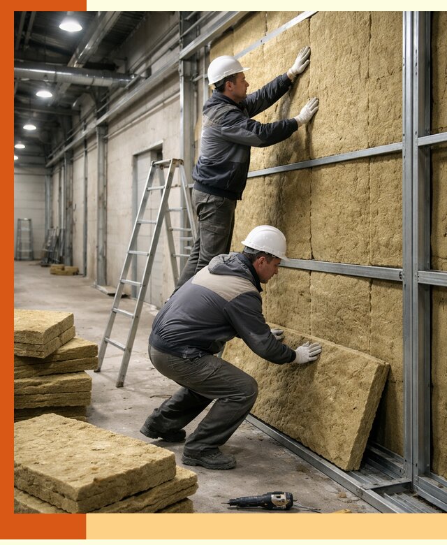 Утепление цеха под ключ в Краснокаменске с гарантией качества