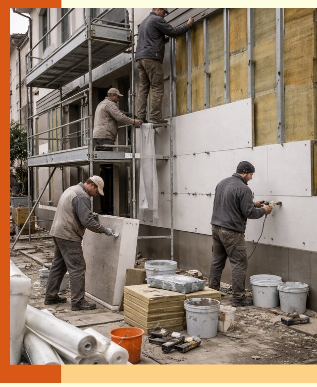 Утепление гостиницы под ключ в Краснокаменске с гарантией качества