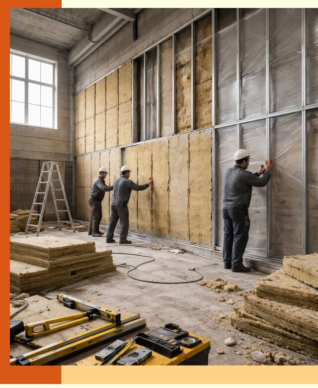 Утепление спортивного зала в Краснокаменске качественно и недорого