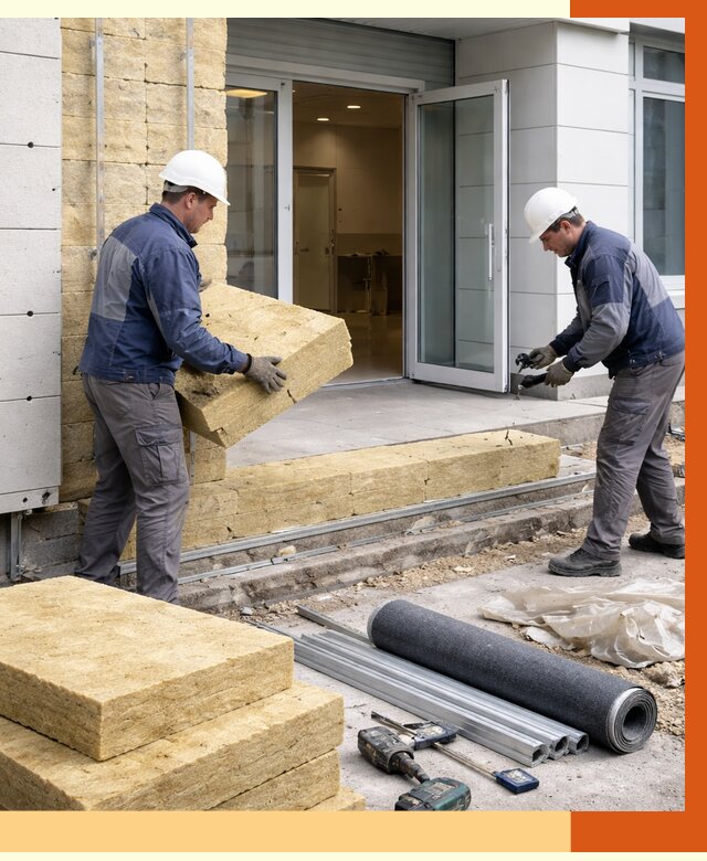 Утепление медицинского центра в Краснокаменске под ключ от 12776 руб./м² | ТепломастерКсн