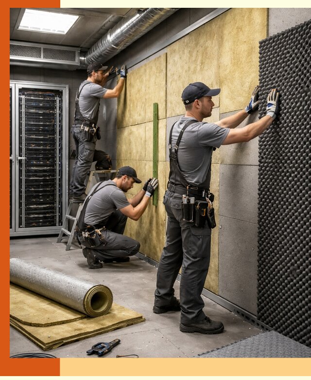 Утепление серверной комнаты профессионально в Краснокаменске