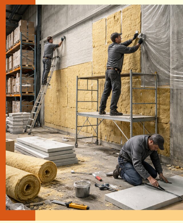 Утепление холодного склада под ключ в Краснокаменске