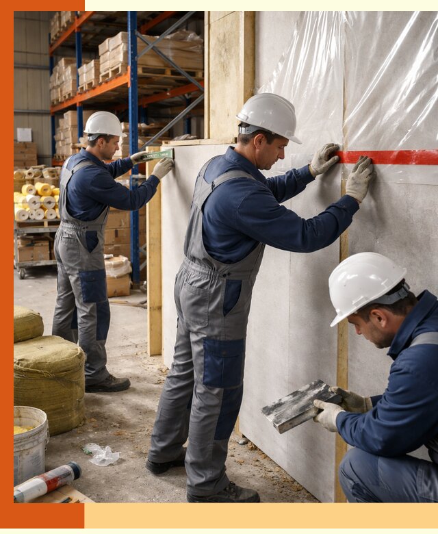 Утепление теплого склада под ключ в Краснокаменске