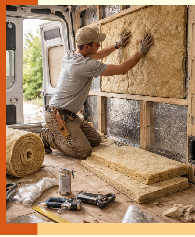 Утепление кемпера под ключ в Краснокаменске с гарантией качества