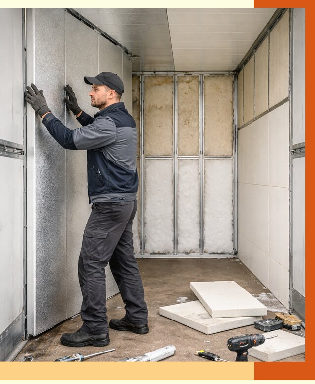 Утепление холодильного кузова в Краснокаменске от 13798 руб. под ключ | ТепломастерКсн