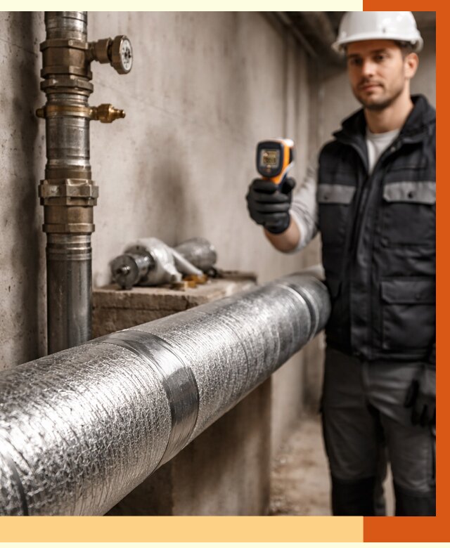 Утепление труб водоснабжения в Краснокаменске от 8688 руб. за м² — услуги ТепломастерКсн