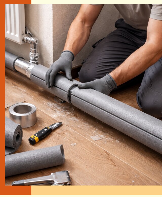 Утепление труб отопления в Краснокаменске: теплоизоляция и защита сети