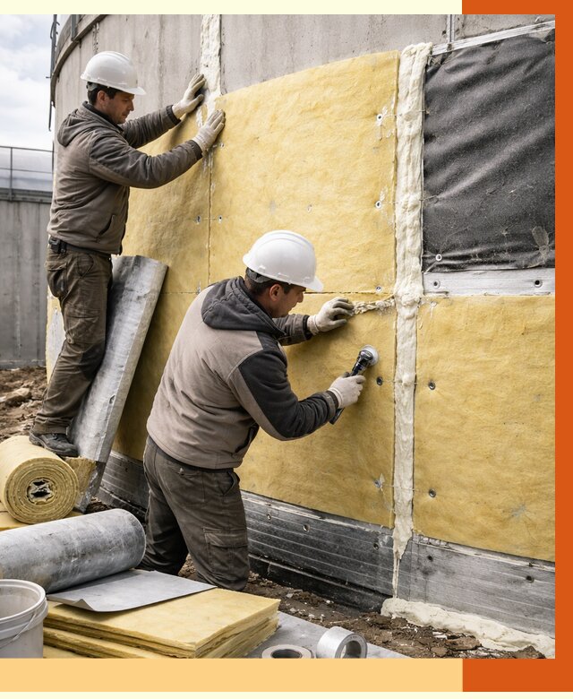 Утепление резервуара в Краснокаменске от 28108 руб/м2 — монтаж ППУ и комплекс под ключ | ТепломастерКсн