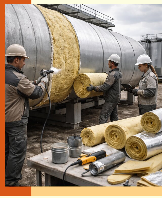 Утепление цистерны в Краснокаменске — утеплители и монтаж под ключ