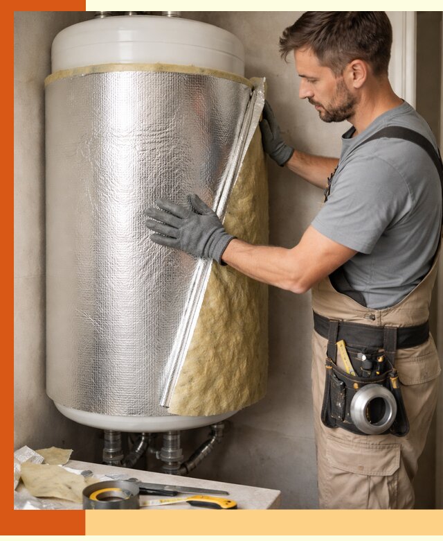 Утепление бойлера в Краснокаменске для снижения теплопотерь и экономии энергии