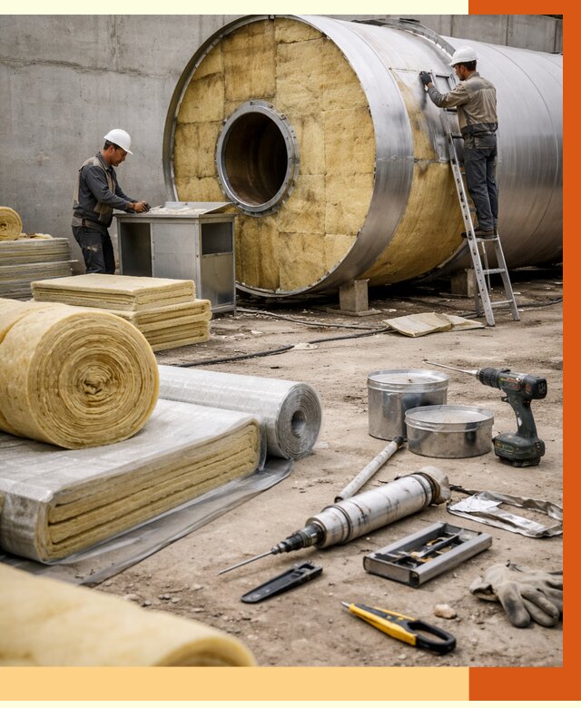 Утепление резервуара с топливом в Краснокаменске от 28108 руб. под ключ | ТепломастерКсн