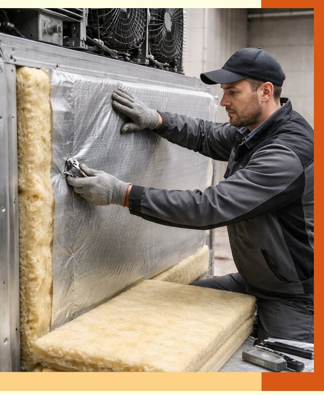 Утепление холодильного агрегата в Краснокаменске от 8688 руб. под ключ | ТепломастерКсн