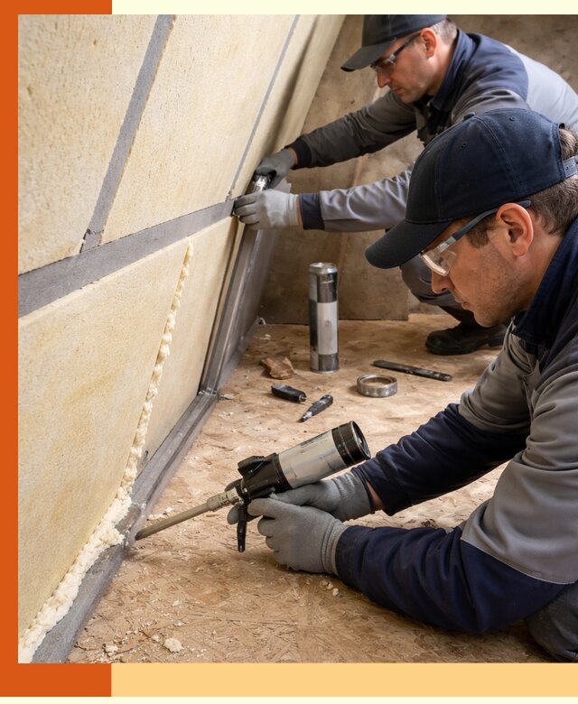 Герметизация стыков ППУ в Краснокаменске — надежное уплотнение швов