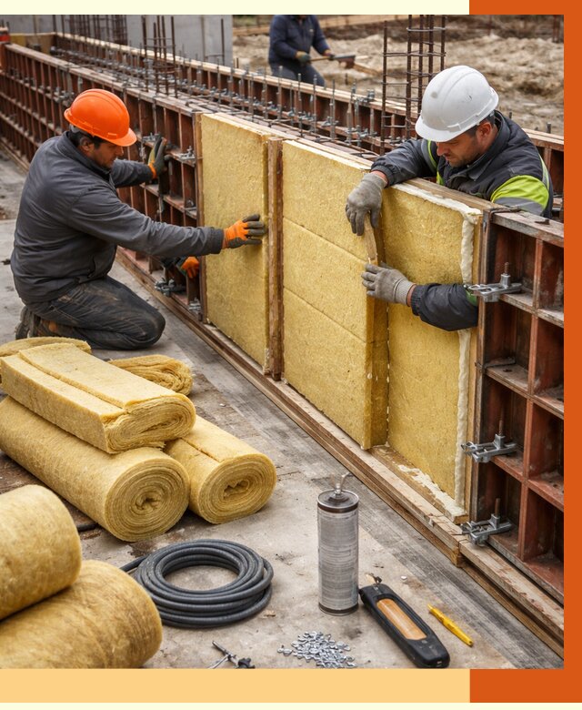 Теплоизоляция опалубки в Краснокаменске от 7359 руб. за м2 — услуги и монтаж | ТепломастерКсн