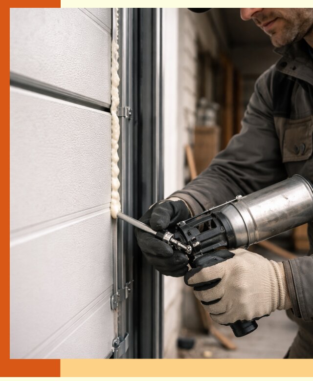 Заполнение пустот ворот в Краснокаменске профессионально и герметично