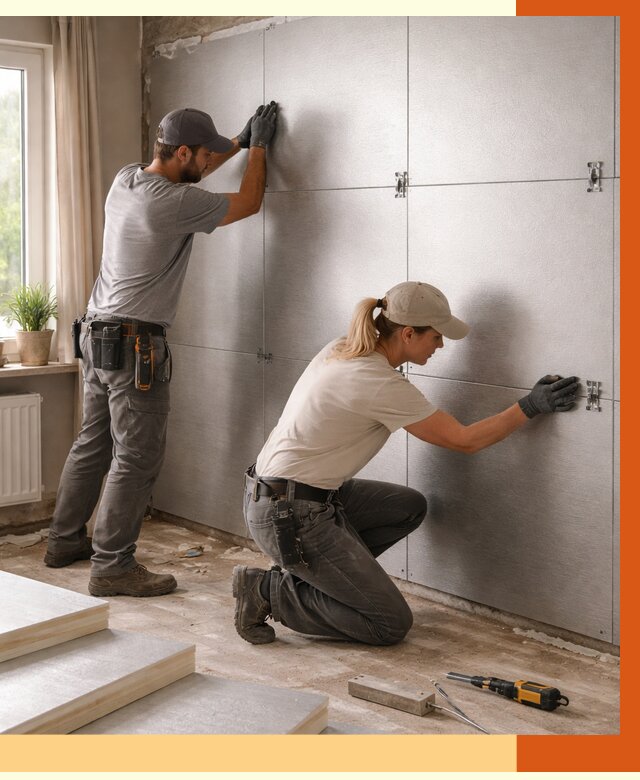 Утепление PIR панелями в Краснокаменске от 4293 руб. под ключ | ТепломастерКсн