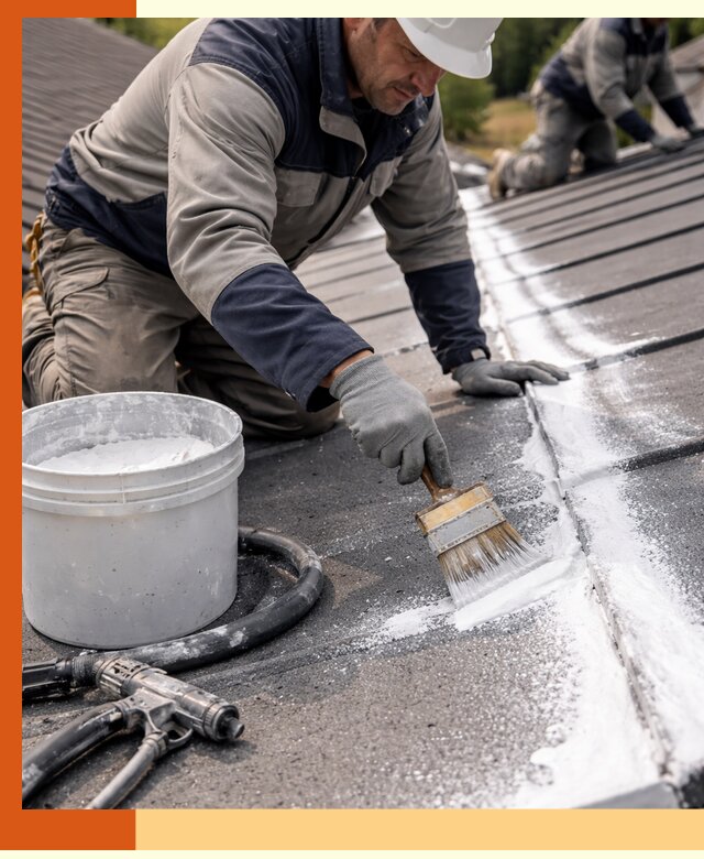 Утепление кровли жидкой теплоизоляцией в Краснокаменске