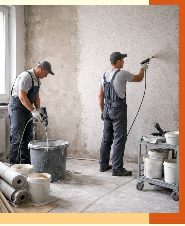 Утепление стен жидкой теплоизоляцией в Краснокаменске от 4293 руб/м² | ТепломастерКсн