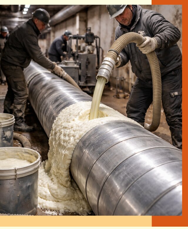 Утепление теплотрассы жидкой теплоизоляцией в Краснокаменске от 4293 руб. | ТепломастерКсн