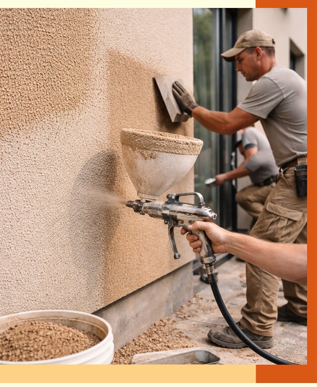 Утепление фасада жидкой пробкой в Краснокаменске от 4906 руб./м² под ключ | ТепломастерКсн