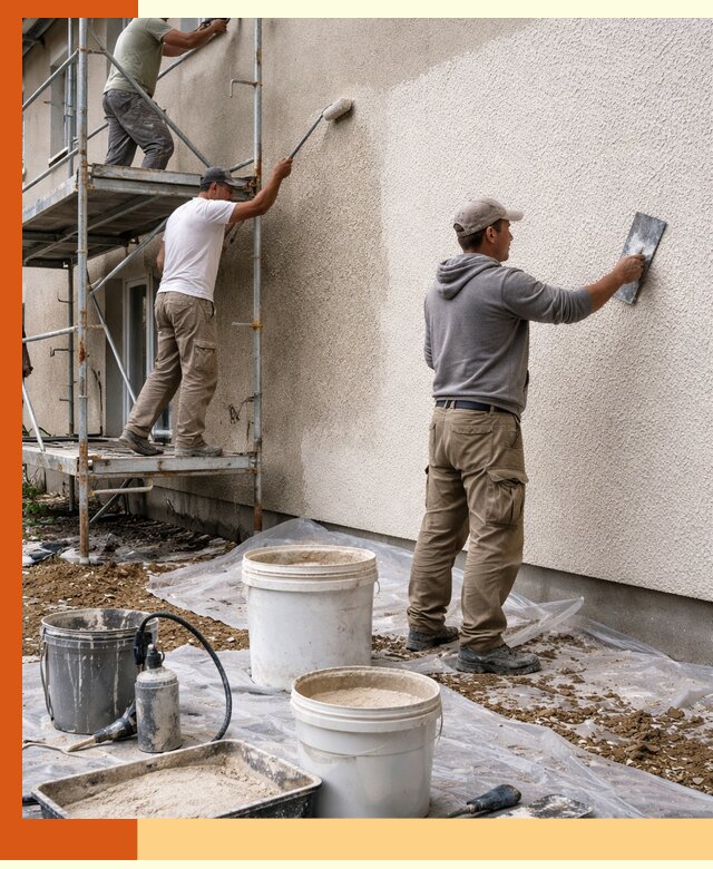 Утепление фасада жидкой пробкой в Краснокаменске