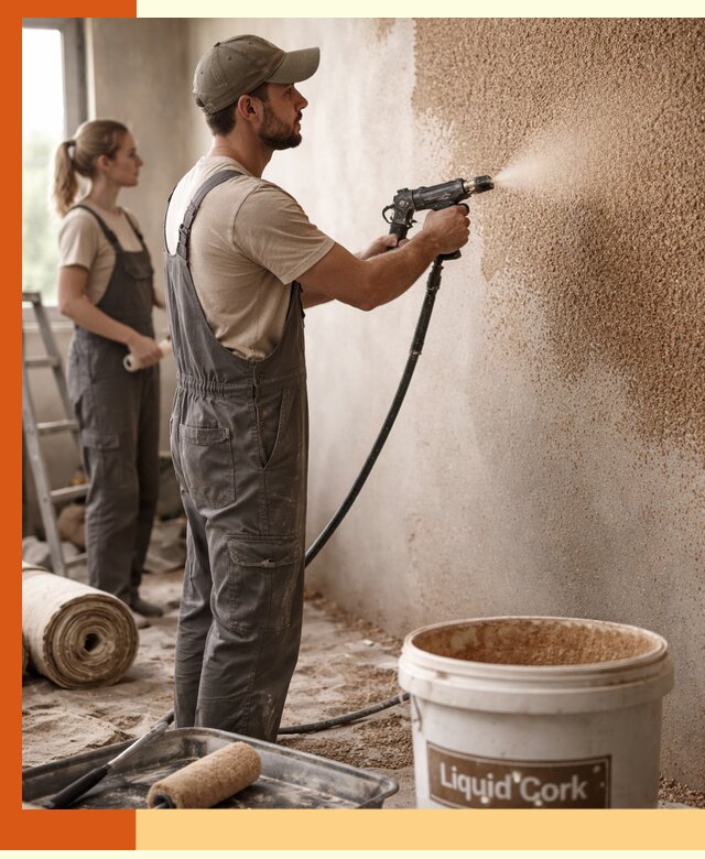 Утепление стен жидкой пробкой в Краснокаменске эффективное и долговечное