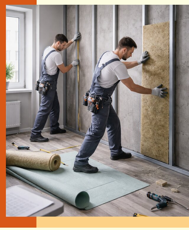 Шумоизоляция квартиры под ключ в Краснокаменске — профессионально и гарантированно