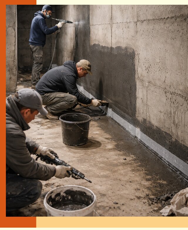 Гидроизоляция подвала в Краснокаменске — комплексная защита от влаги