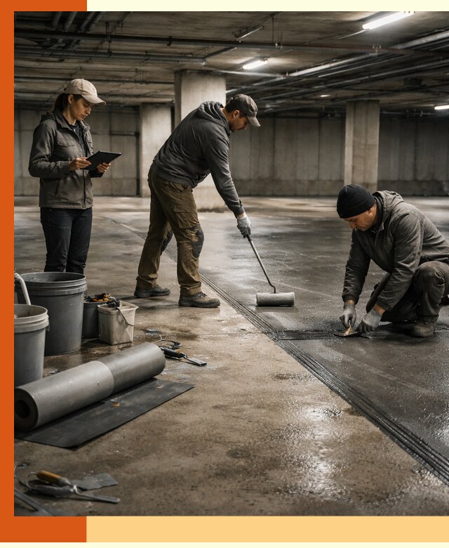 Гидроизоляция паркинга в Краснокаменске: качественная защита зданий