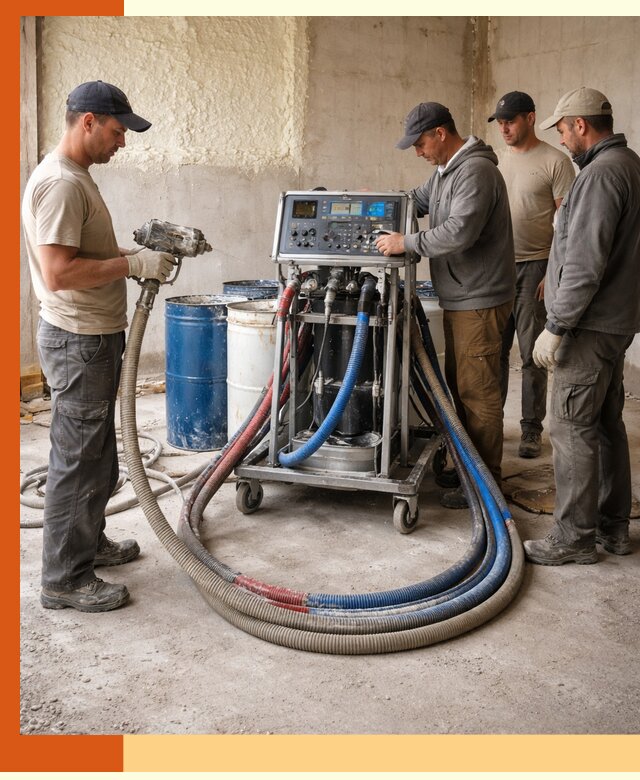 Аренда установки для напыления ППУ в Краснокаменске на выгодных условиях